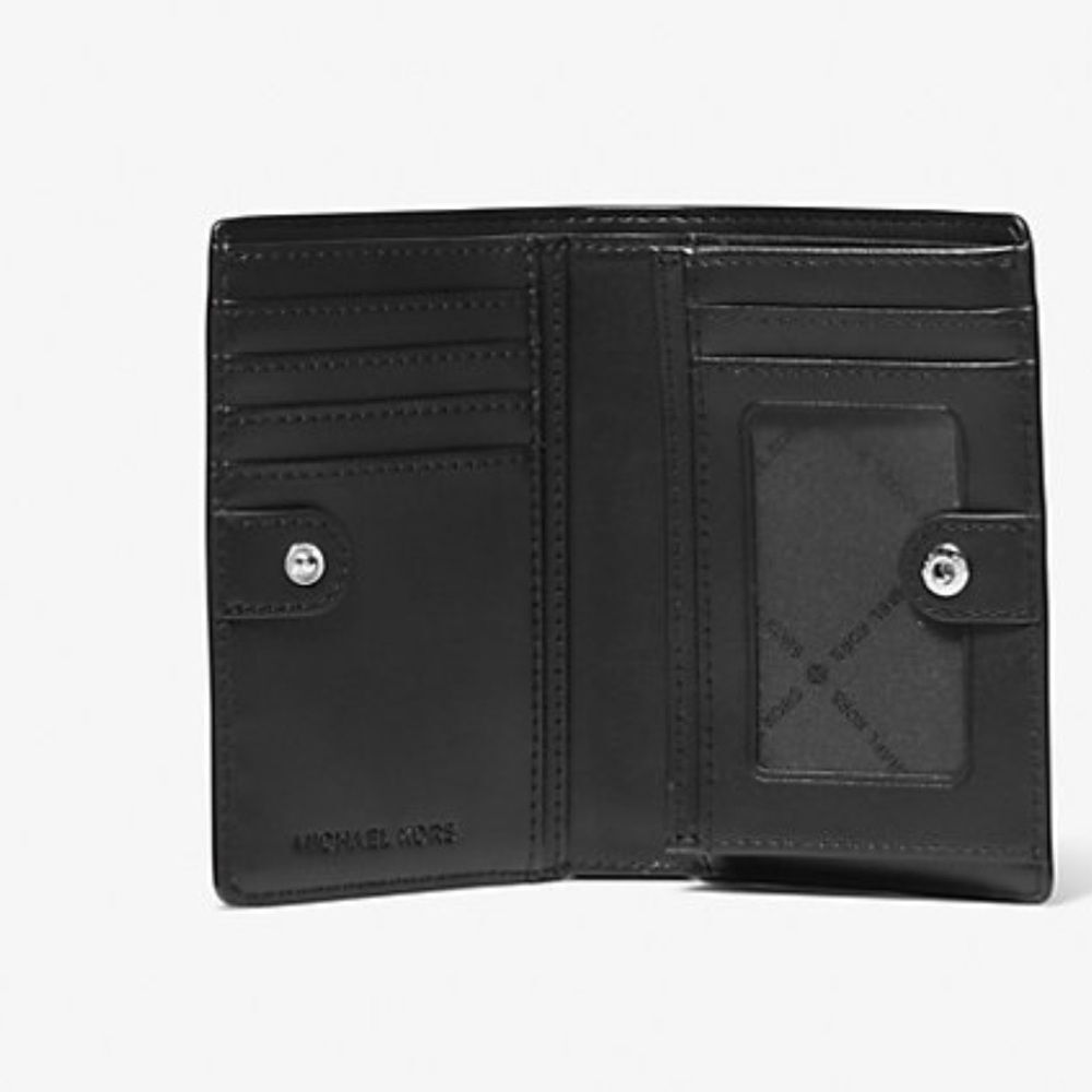 Michael Kors Jet Set Medium Fold-Over Logo Wallet - Picture 3 of 13